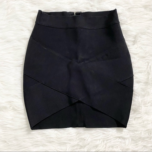 Dresses & Skirts - Black Bandage Mini Skirt